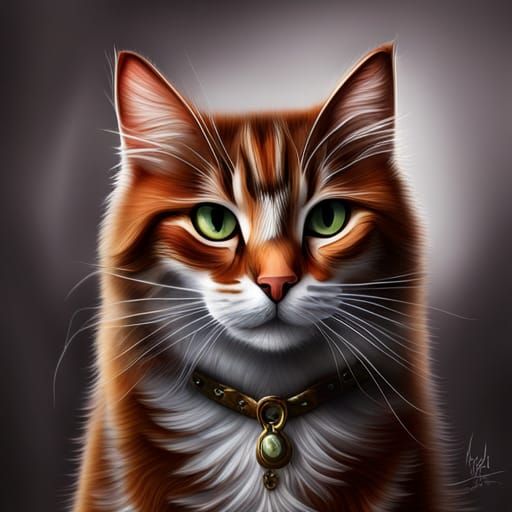 Beautiful cat portrait - AI Generated Artwork - NightCafe Creator