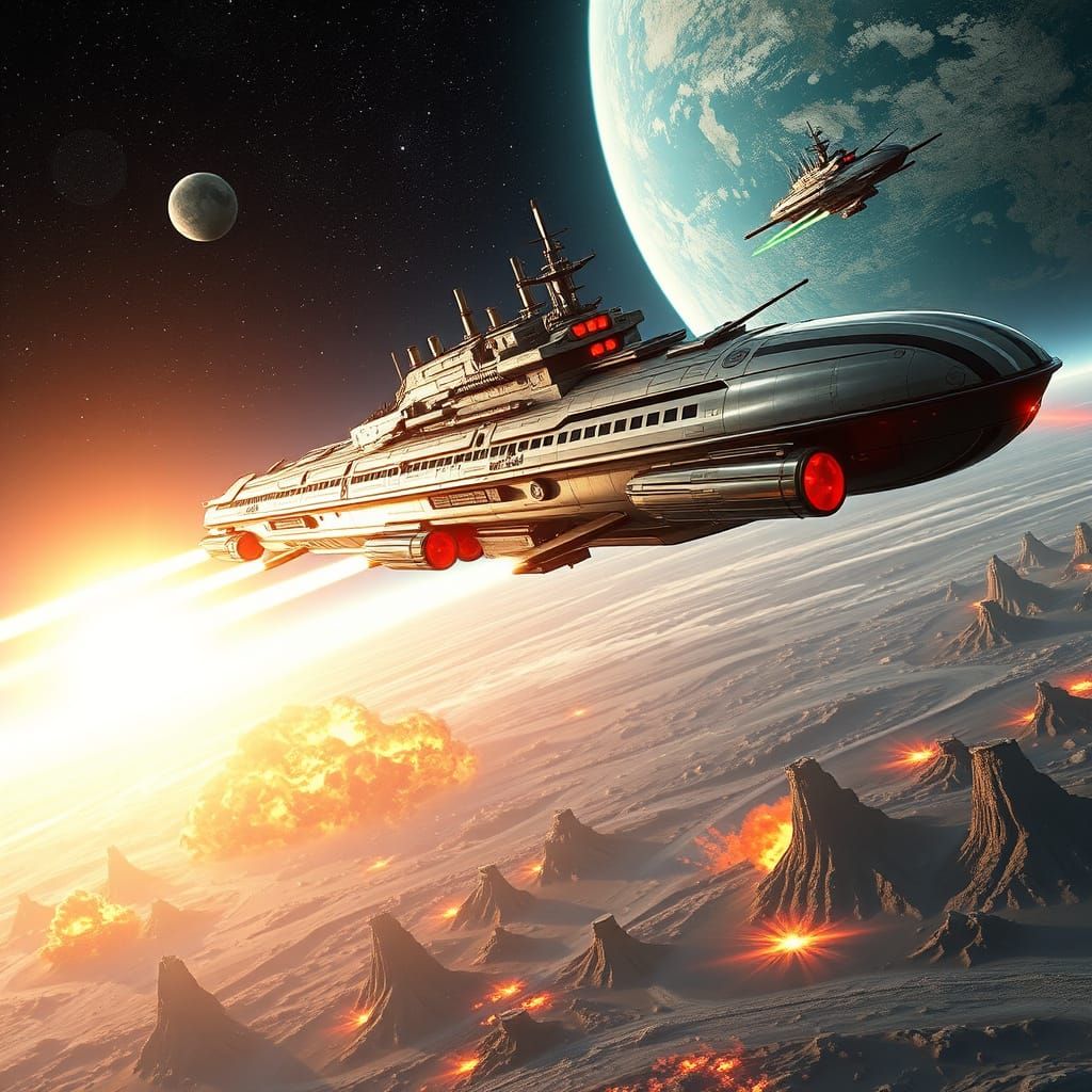 Earth Bombardment Spacecraft strafing Hardened Targets