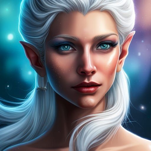 Elf Snow Queen - AI Generated Artwork - NightCafe Creator