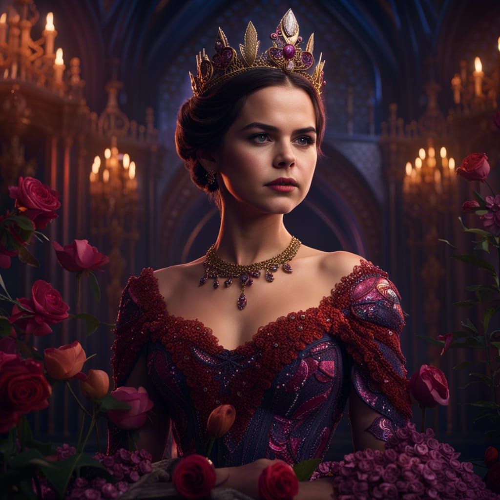 Bailee Madison as the red queen