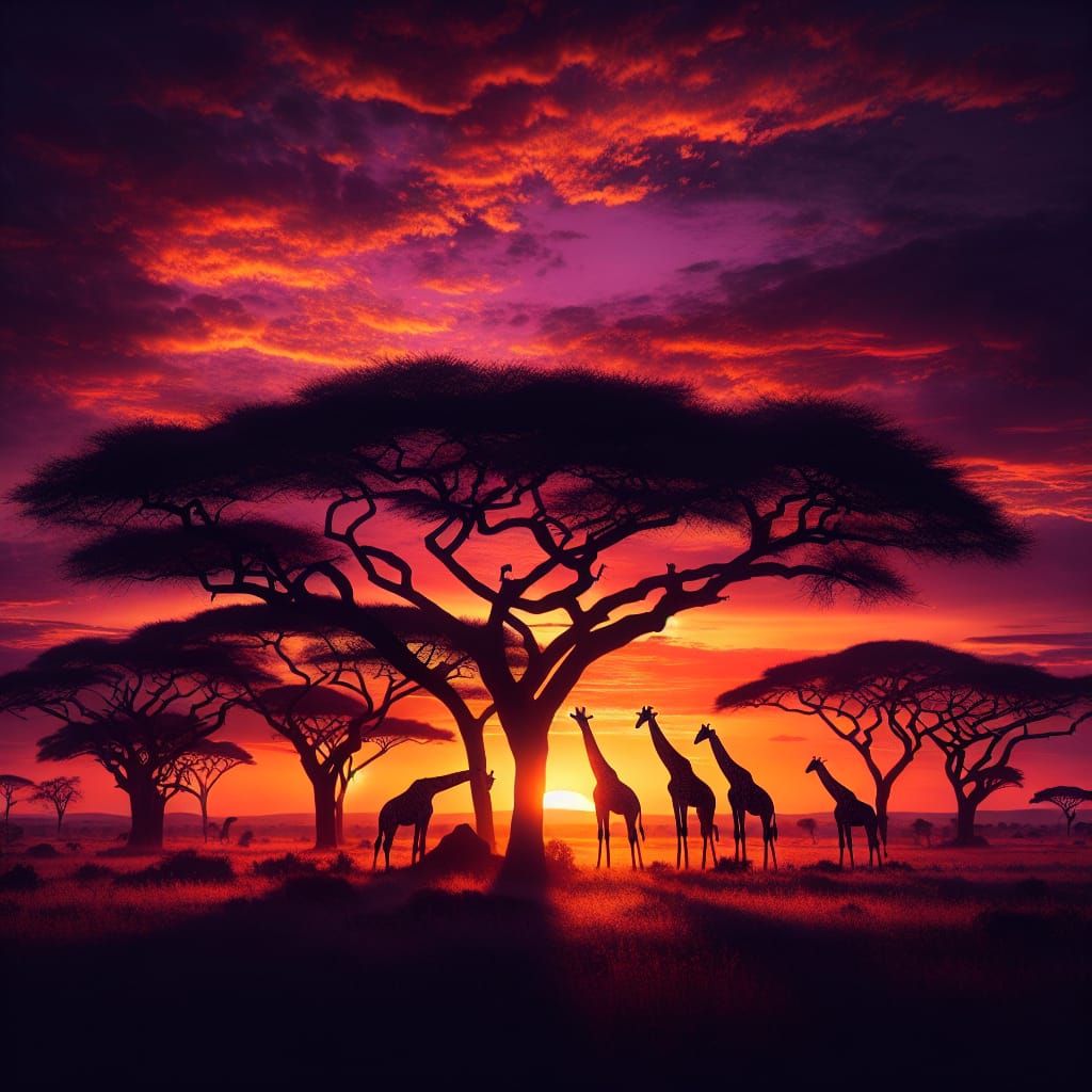 Savannah sunset  by @Tina