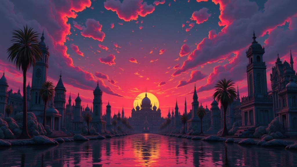 <lora:PsychedelicSpace:1.0> <lora:PostPunkAD:1.0>