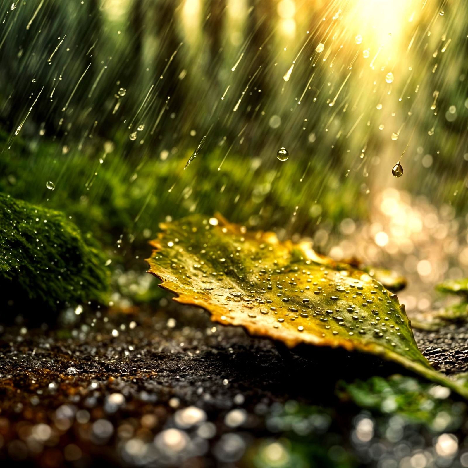 Petrichor   (smell of the earth after a rain)  by @Taralie