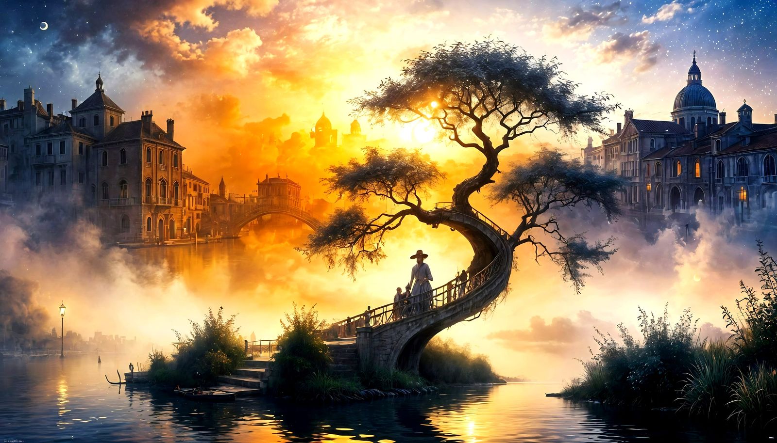 " THE NEVEVER BRIDGE "  by @Le RoyFol