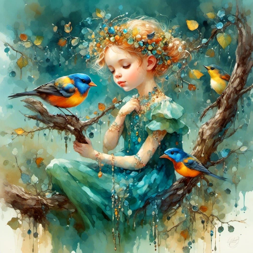 What the birds say  by @SlothFatale