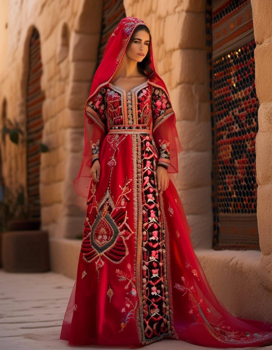 يارا (Yara) | 🇵🇸 tulle portrait (Brilliant Embroidery + Creative Upscale 50%)