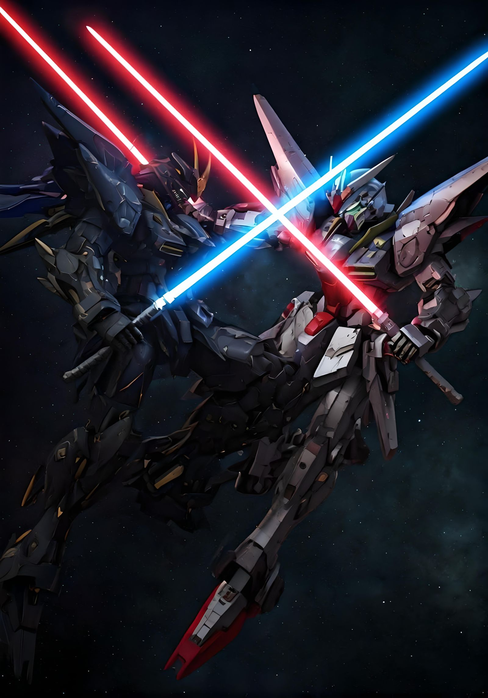 Epic Mecha Battle  by @Zepp