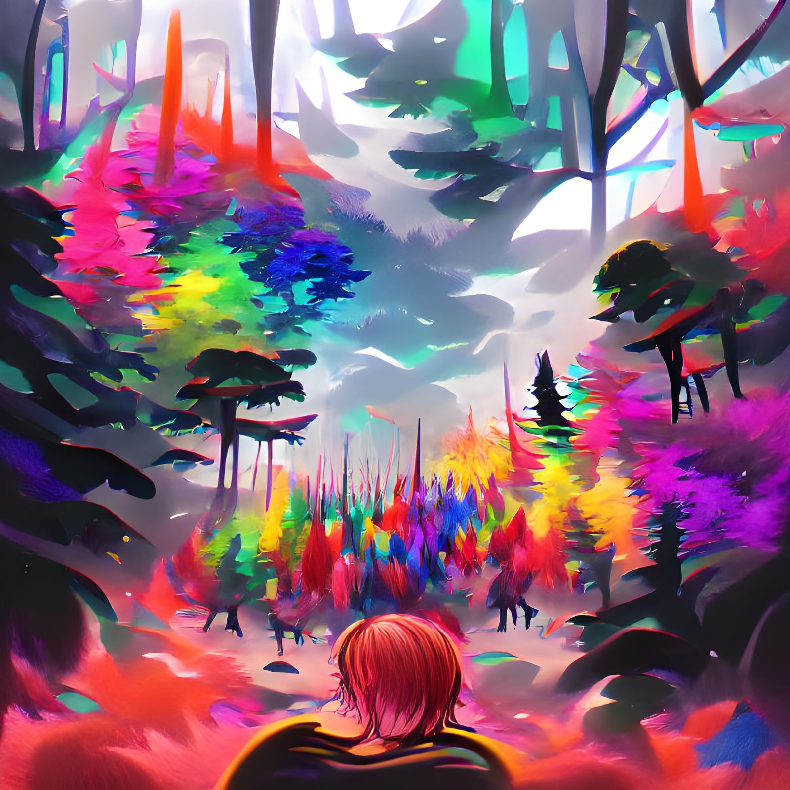 Lost in a forest of colors