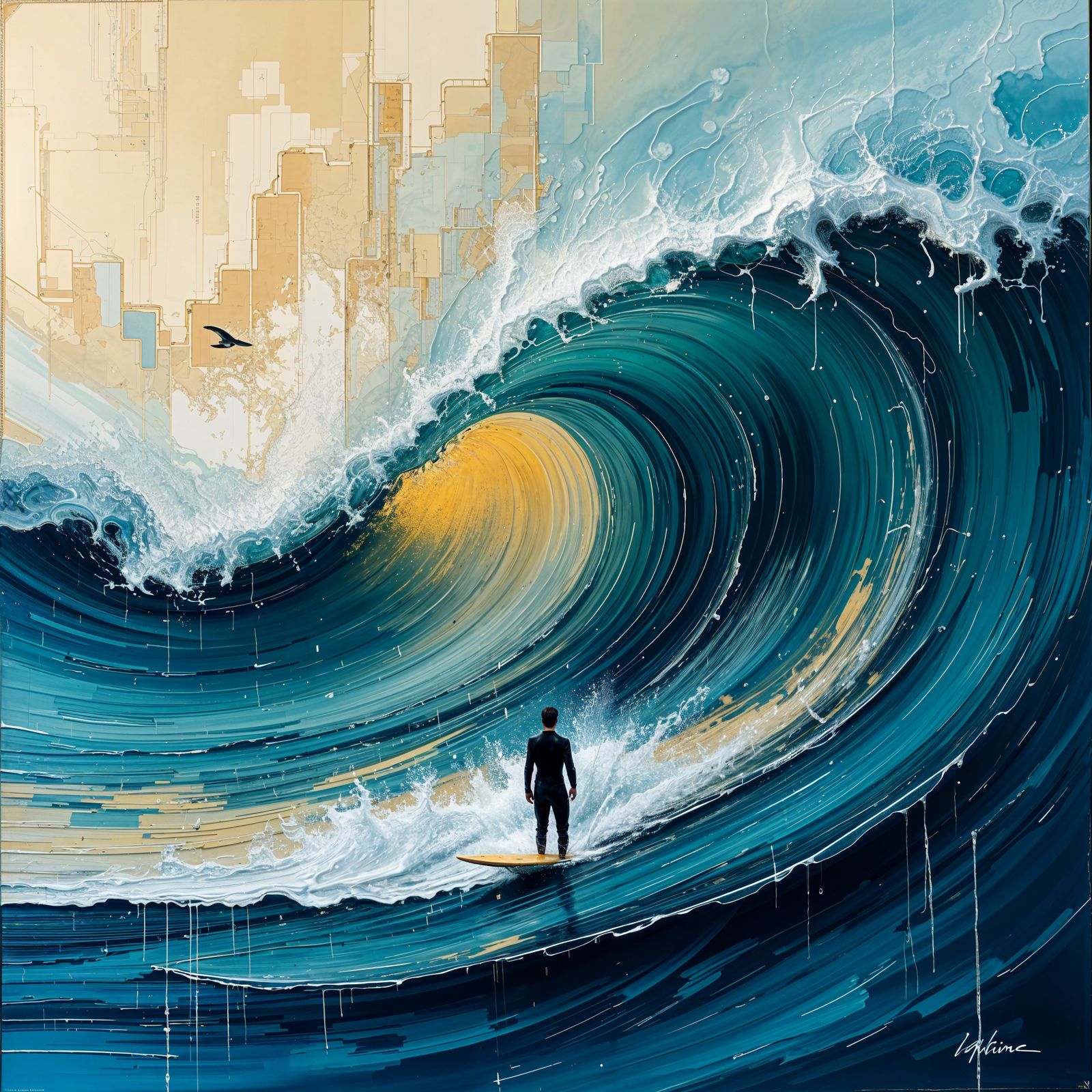 When Wave Stood Still