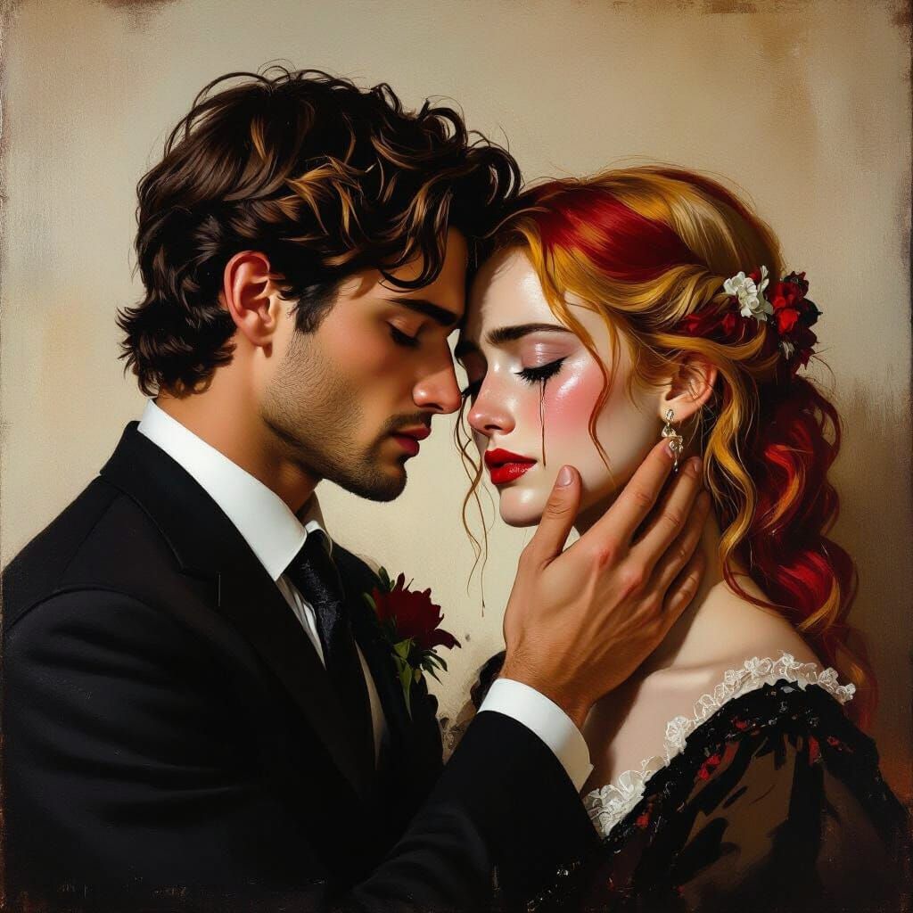 Melancholic Lovers in Dramatic Baroque Style