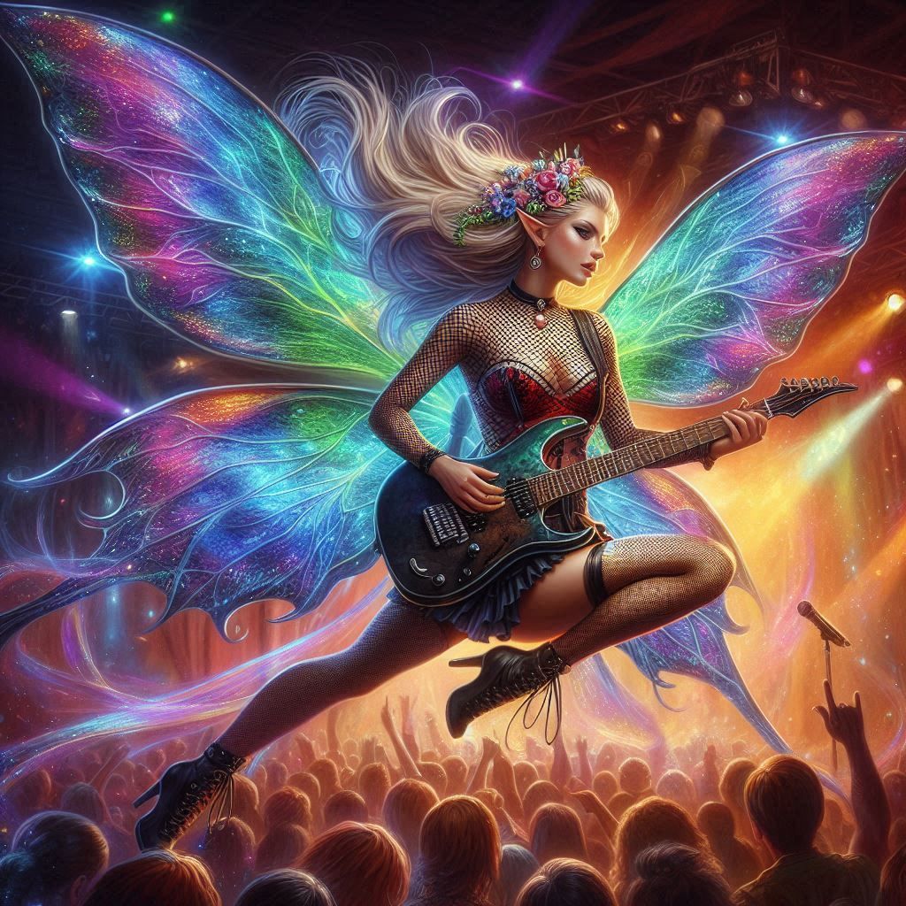 Guitar Solo Over the Crowd