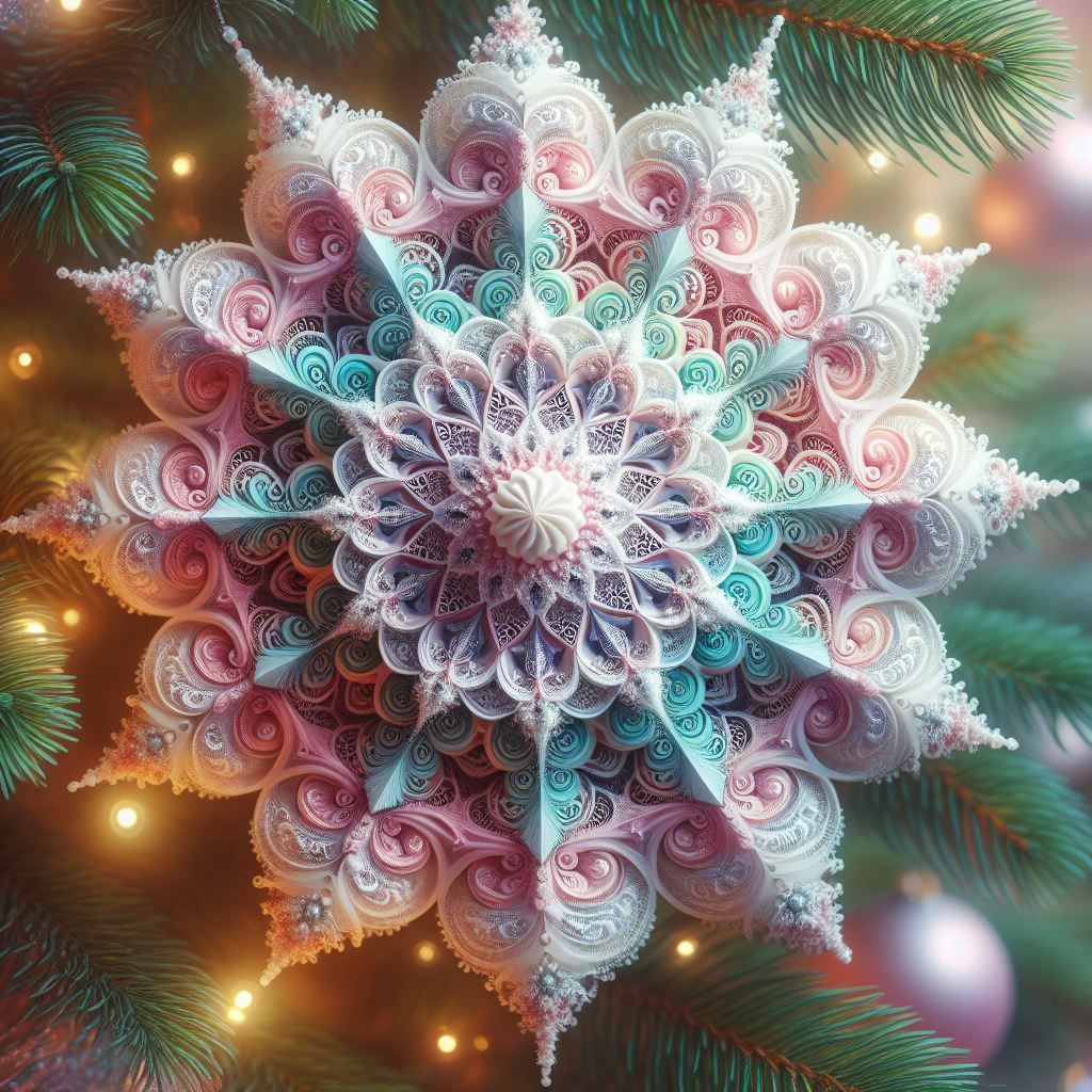 Fractals on a Christmas tree