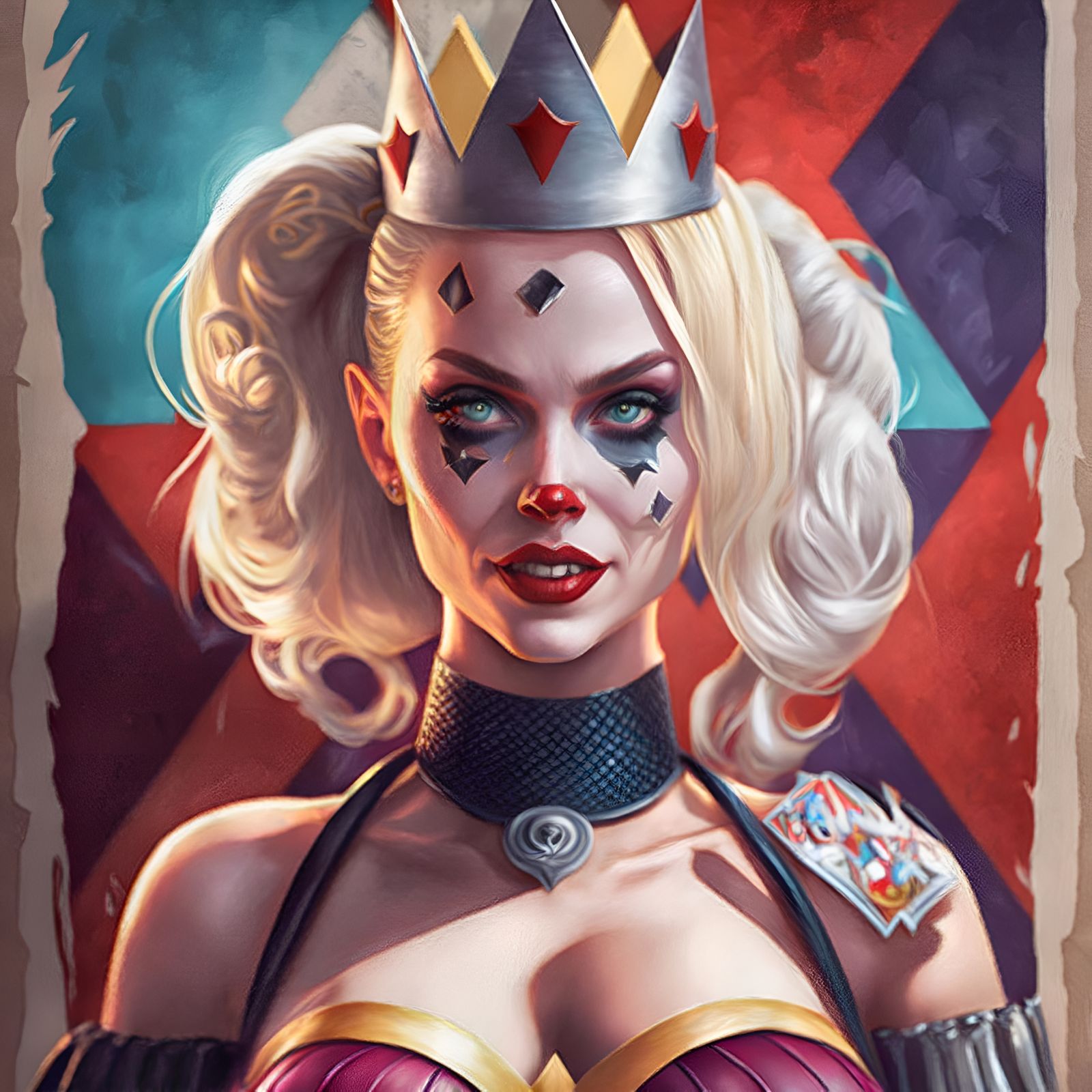 Midjourney: Harley Queen