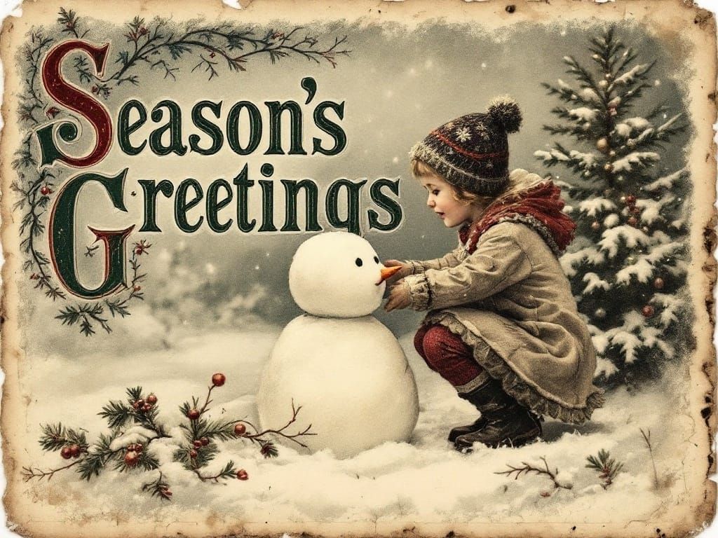 Season's Greetings  by @Shywolf