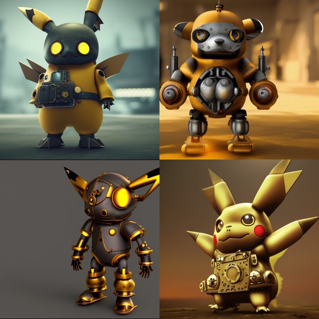 Steampunk Pikachu