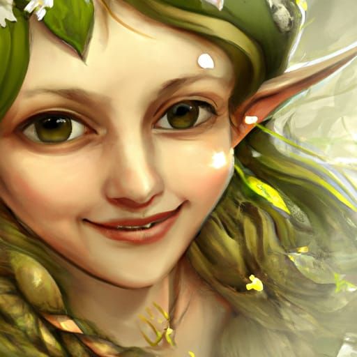 Mischievous fairy - AI Generated Artwork - NightCafe Creator