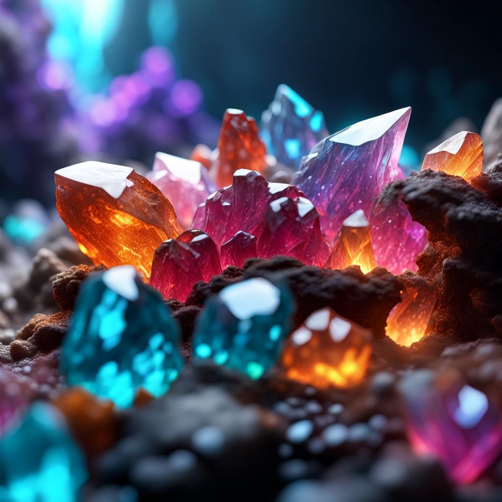 Kyber Crystal Caves  by @undefined