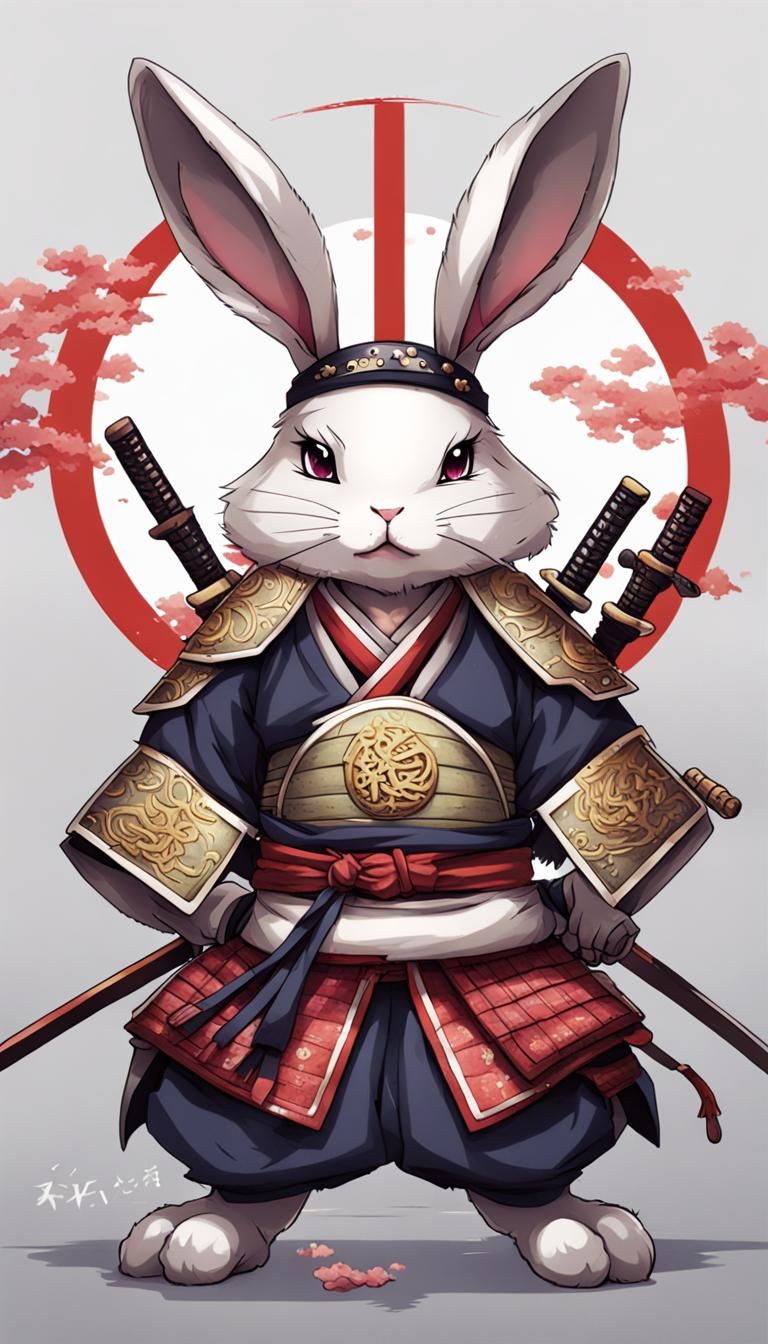 Bunny samurai by artist "anime", Anime Key Visual, Japanese ...