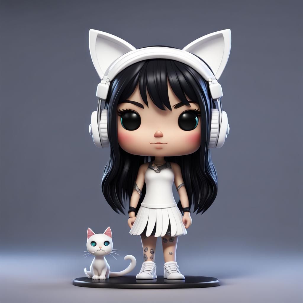 Funko of cat ears