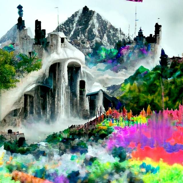 Psychedelic Waterfall