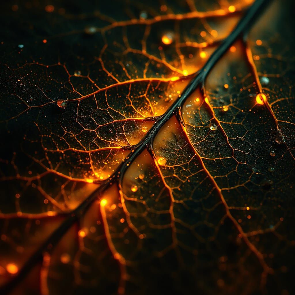 Leaf-Vein Galaxy  by @Kay