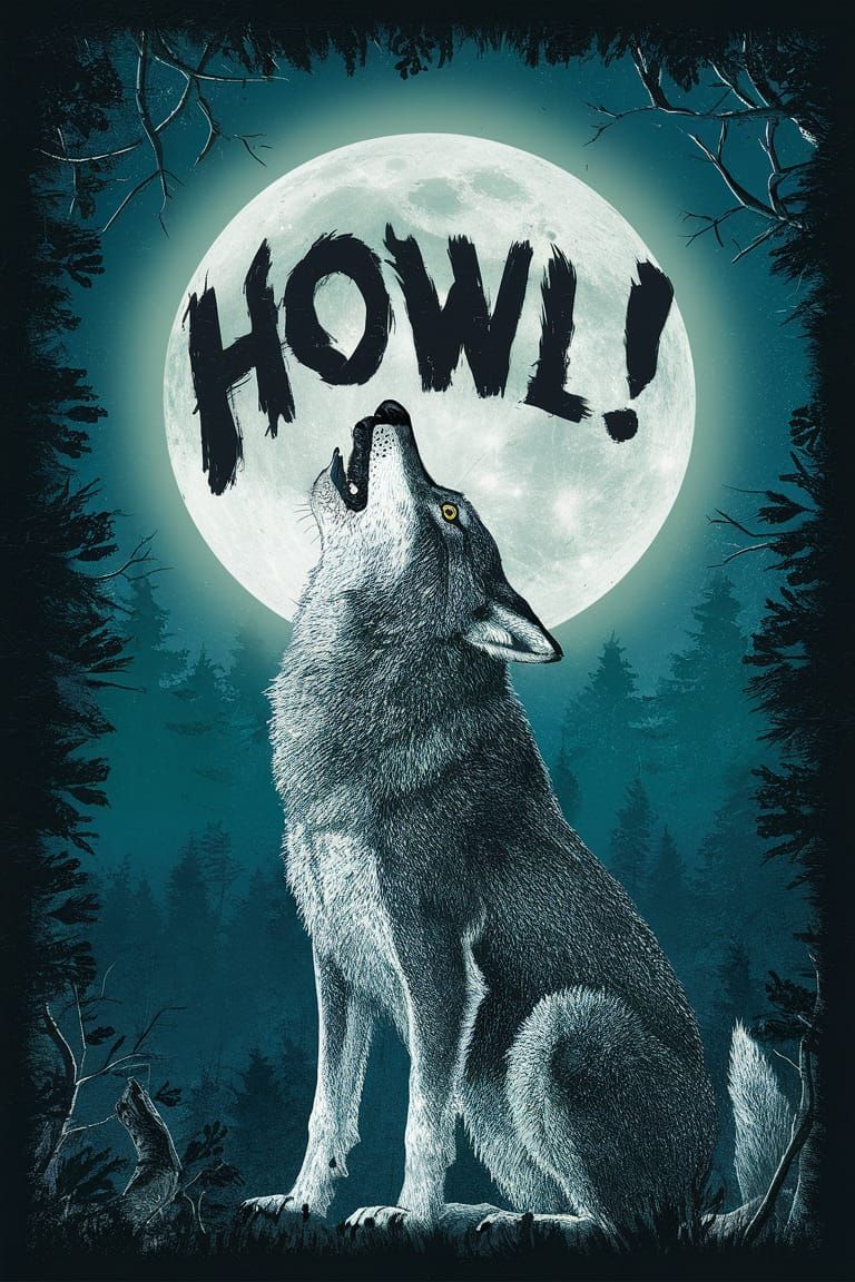 Wolf howl  by @forge4ward