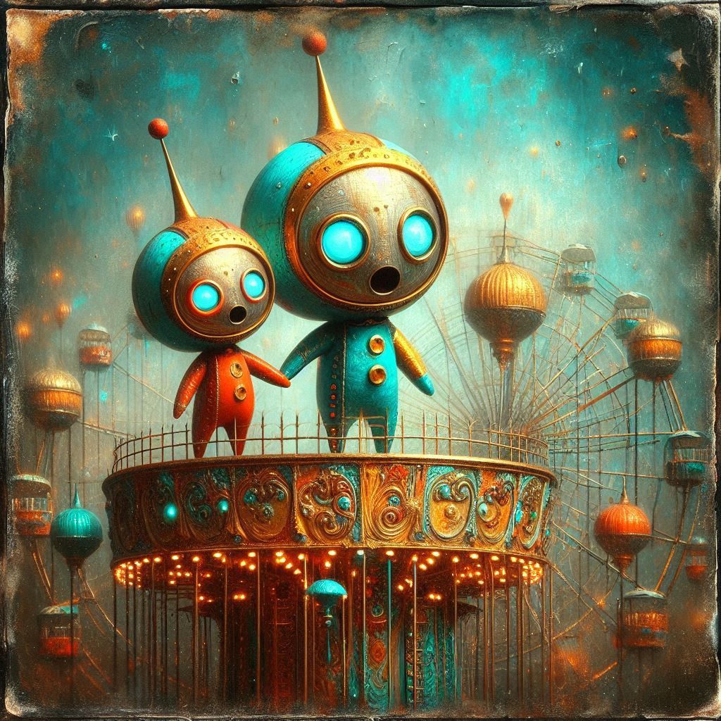 The amusement park you dream of on misty moonlit nights