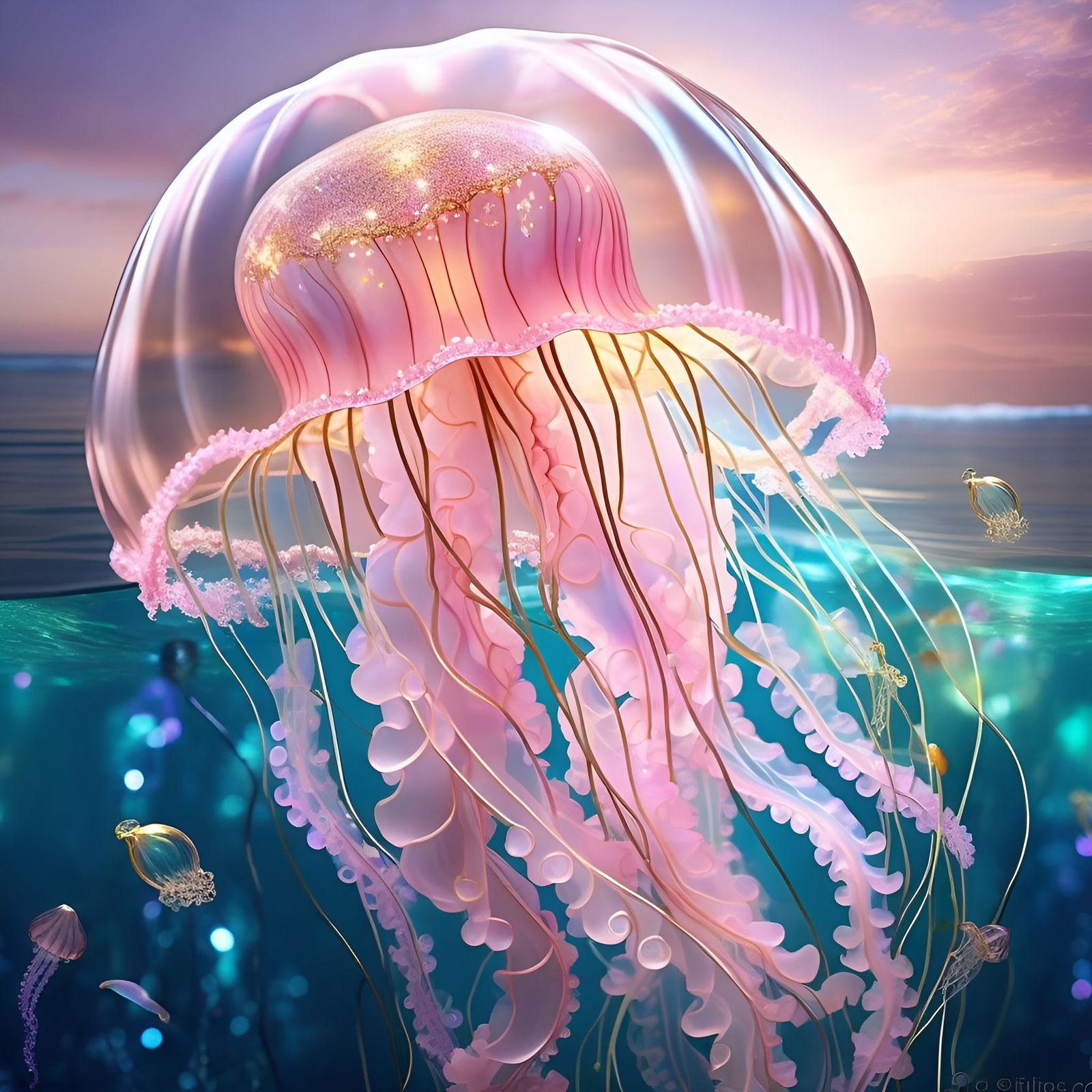 Jumping Jelly - AI Generated Artwork - NightCafe Creator