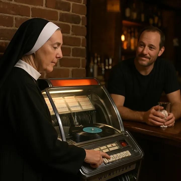 Nun plays the jukebox via ChatGPT