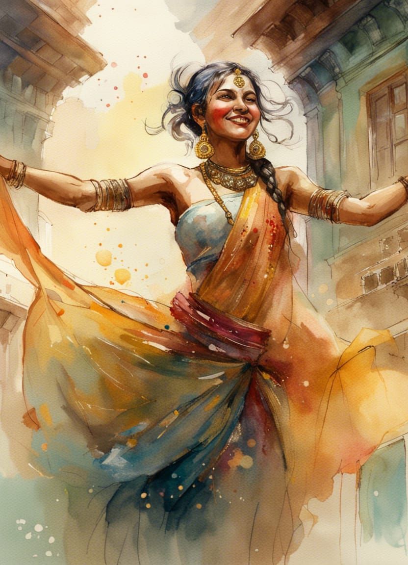 Tradisional Indian Dancing false