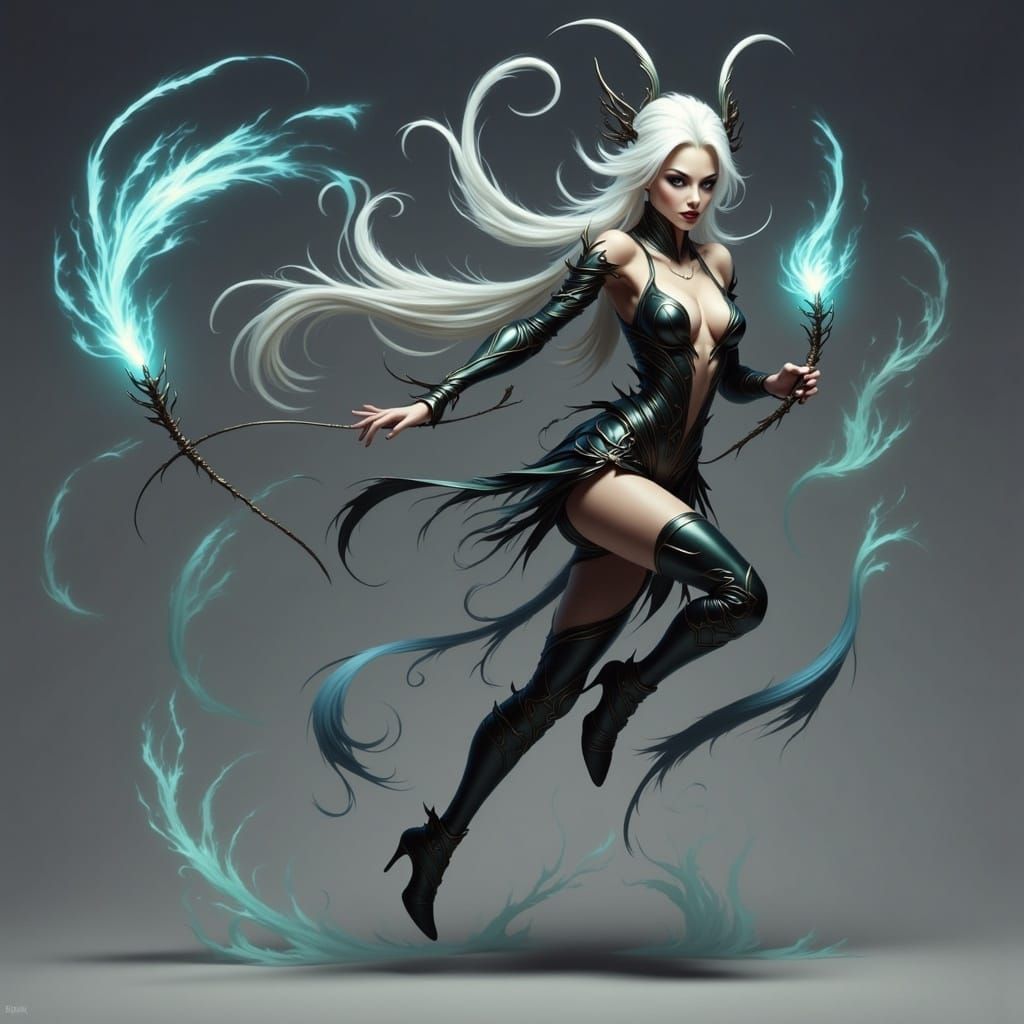 wisp jackalope<lora:Wisps Flux:1.0> 