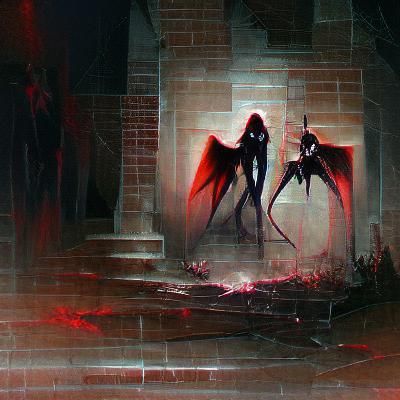 Devil and angel
