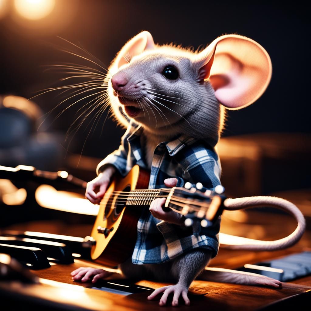 Mouse Cobain: In His Grunge Era  by @LumosMaxima