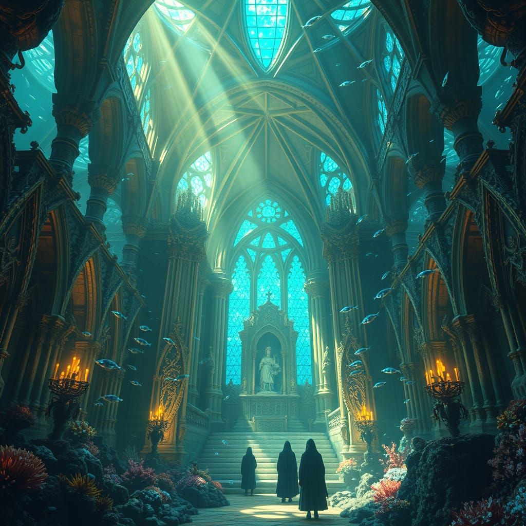 underwater cathedral  by @Jaxsa