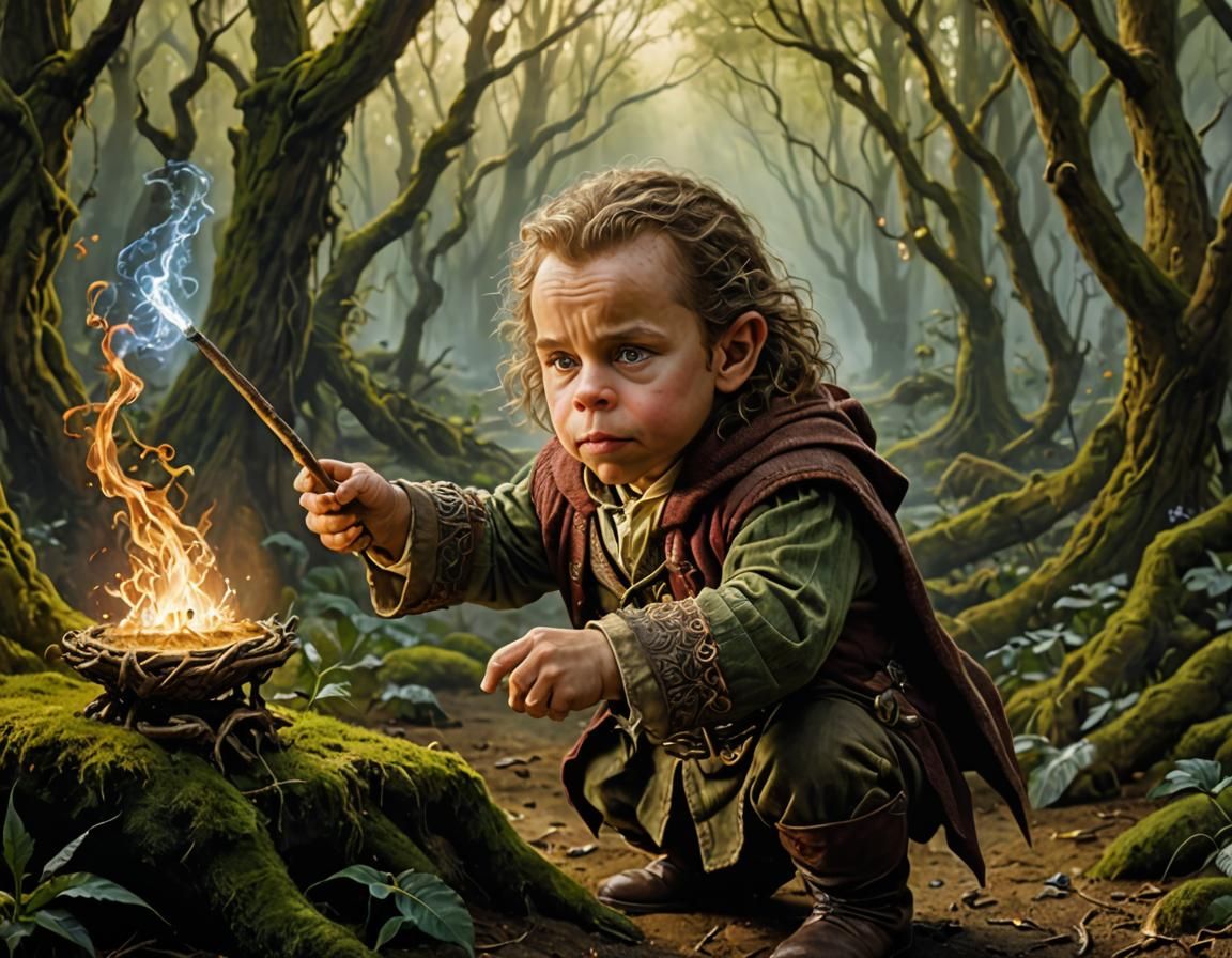 Willow Ufgood Practices his spells for his Duel With Queen B...