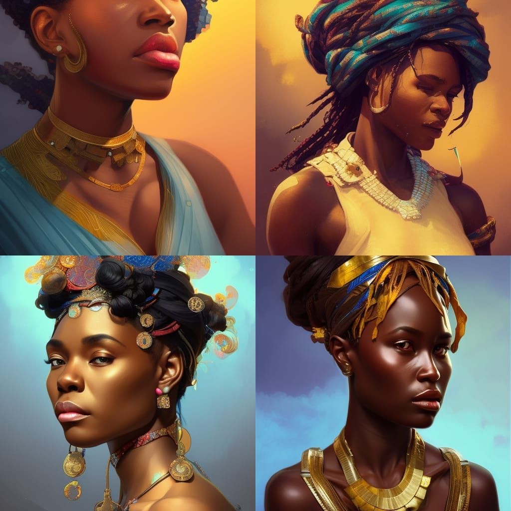 African Queens - AI Generated Artwork - NightCafe Creator