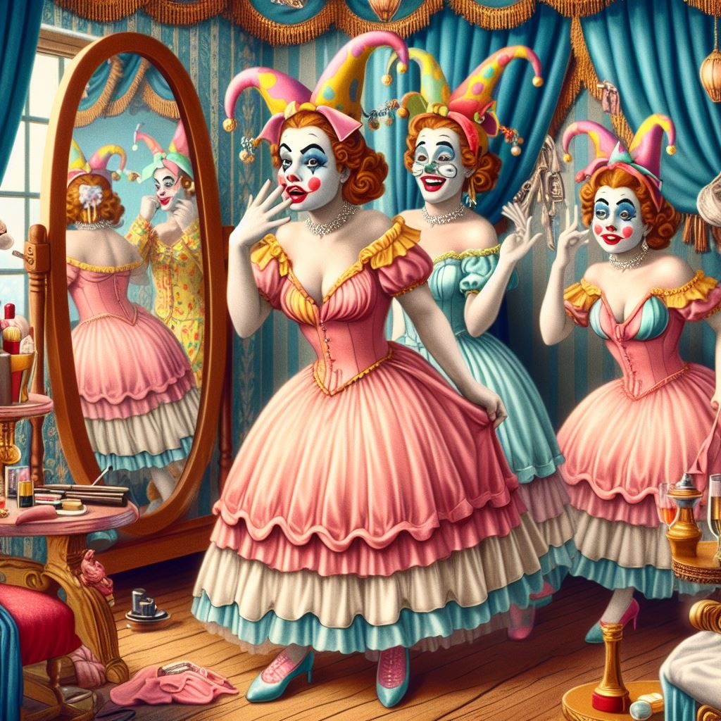 APRIL FOOLS DAY JOKING FUNNY PRANKS - POMPÖÖS Couture Living in a Satin Wonderland of Sissy Satin Dresses, Sissy Satin G...