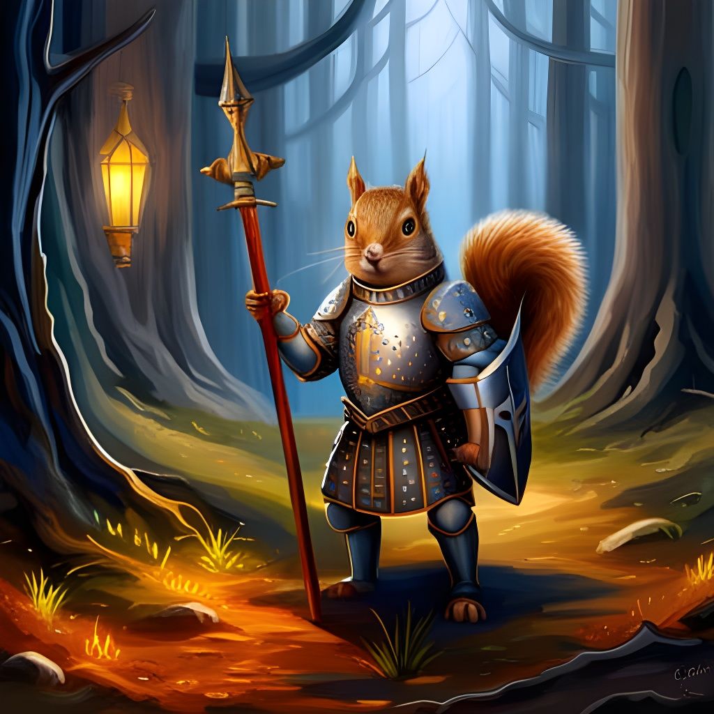 Squirrel Knight - AI Generated Artwork - NightCafe Creator