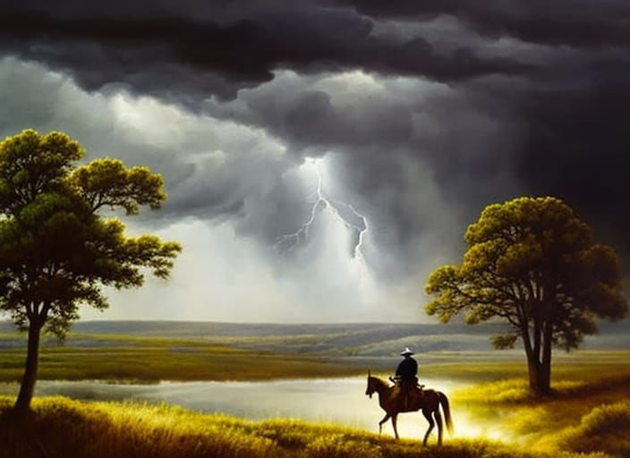 Storm on the Horizon  by @Toad_Warrior