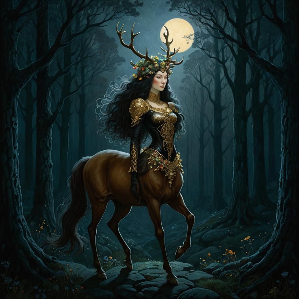 queen of the woods  by @MoonWolf