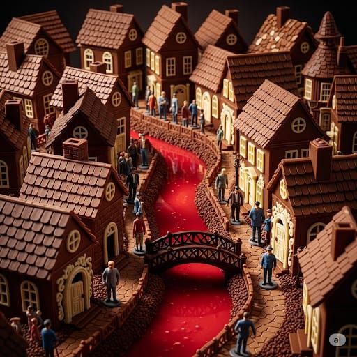 עיר שוקולד ונהר תות