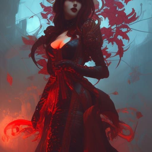 Red latex vampire baroque toffee Apple