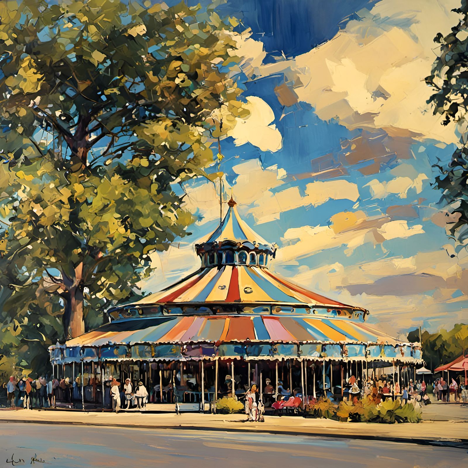 Carousel - AI Generated Artwork - NightCafe Creator