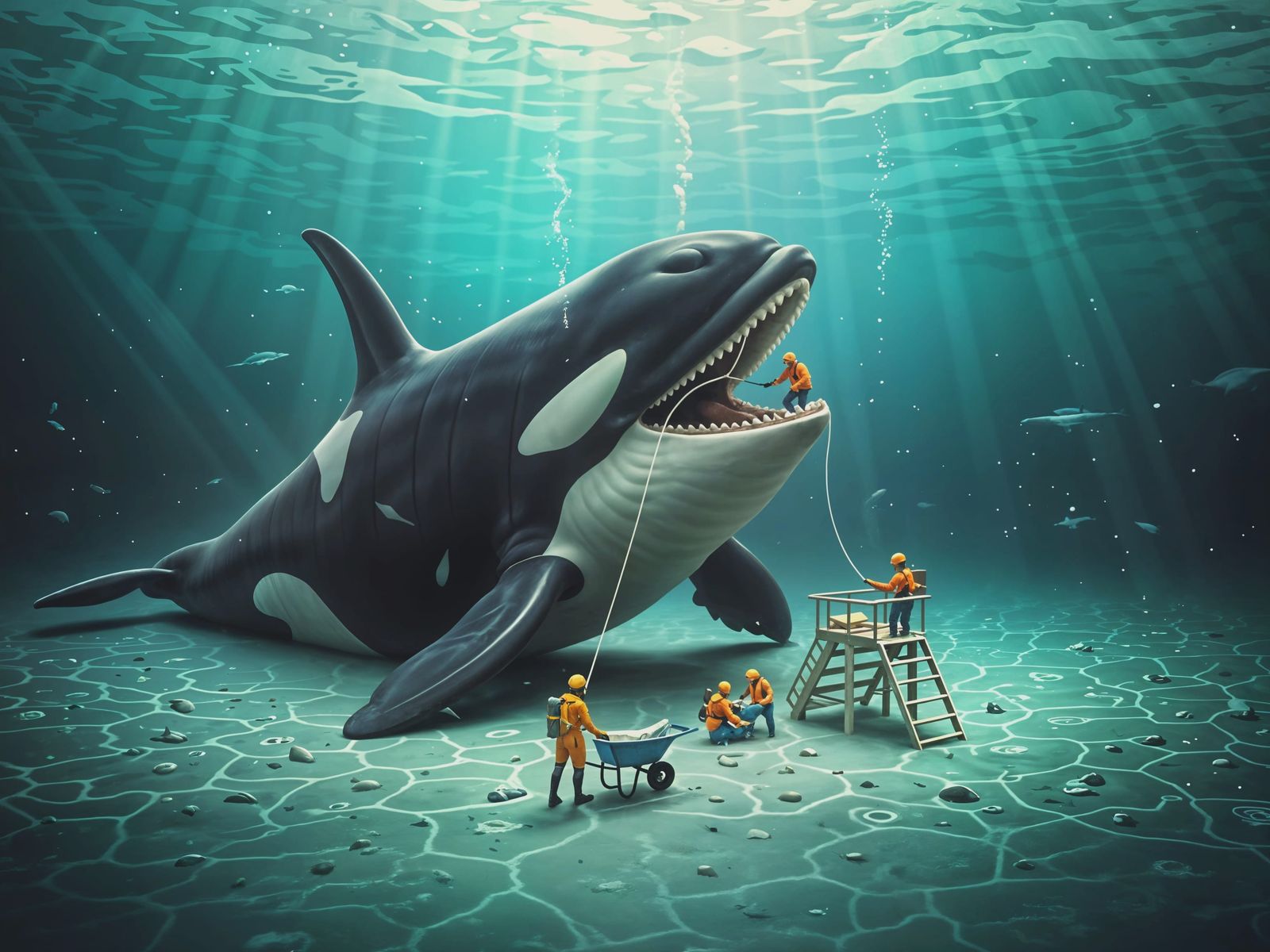 Whale Dentistry  by @Sullivan-Shaw