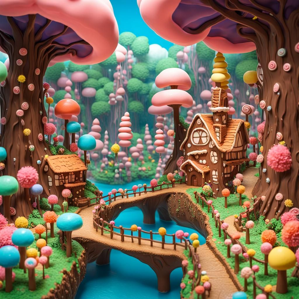 Candyland: A Sweet Escape  by @Tony Ryaki