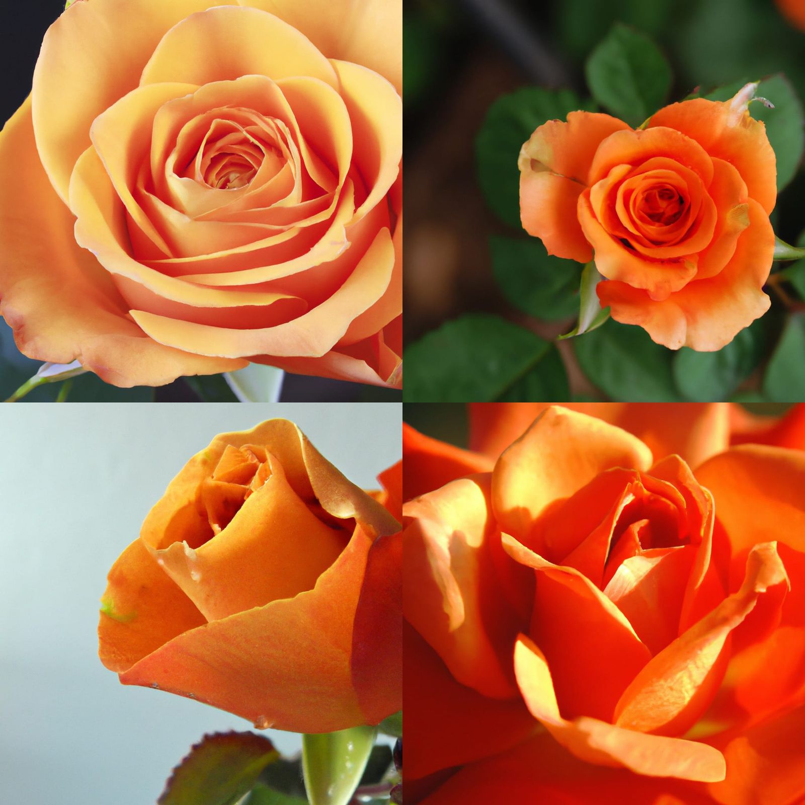 Orange Rose - AI Generated Artwork - NightCafe Creator