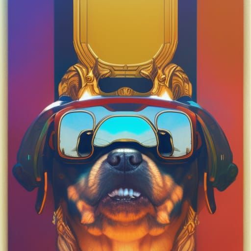 sunglass 
dog