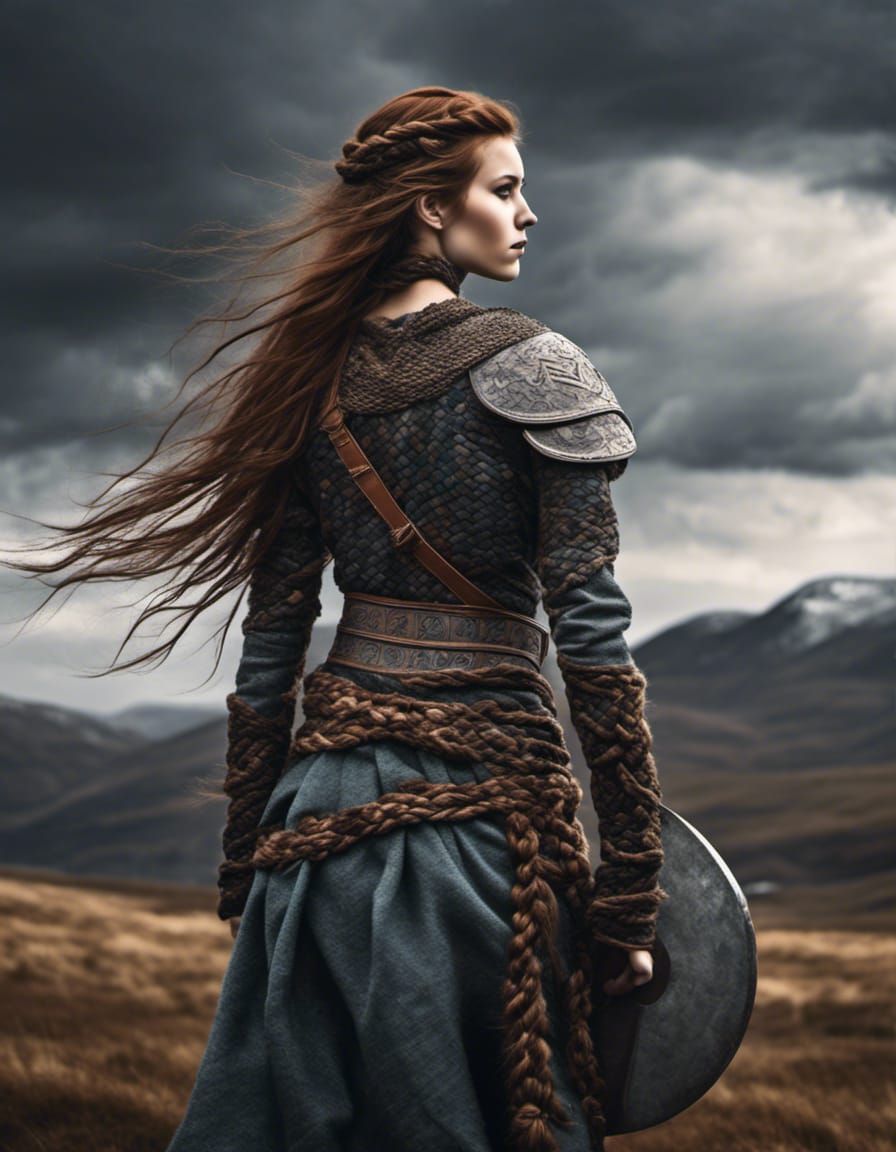 Shield Maiden - AI Generated Artwork - NightCafe Creator