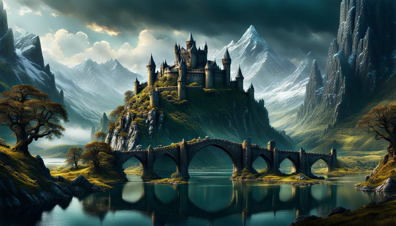 The Elves Fortress of Beleriand - AI Generated Artwork - NightCafe Creator