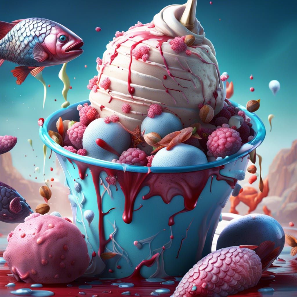 Tilapia Ice Cream #2 (PH)  by @UnsrawKingYT